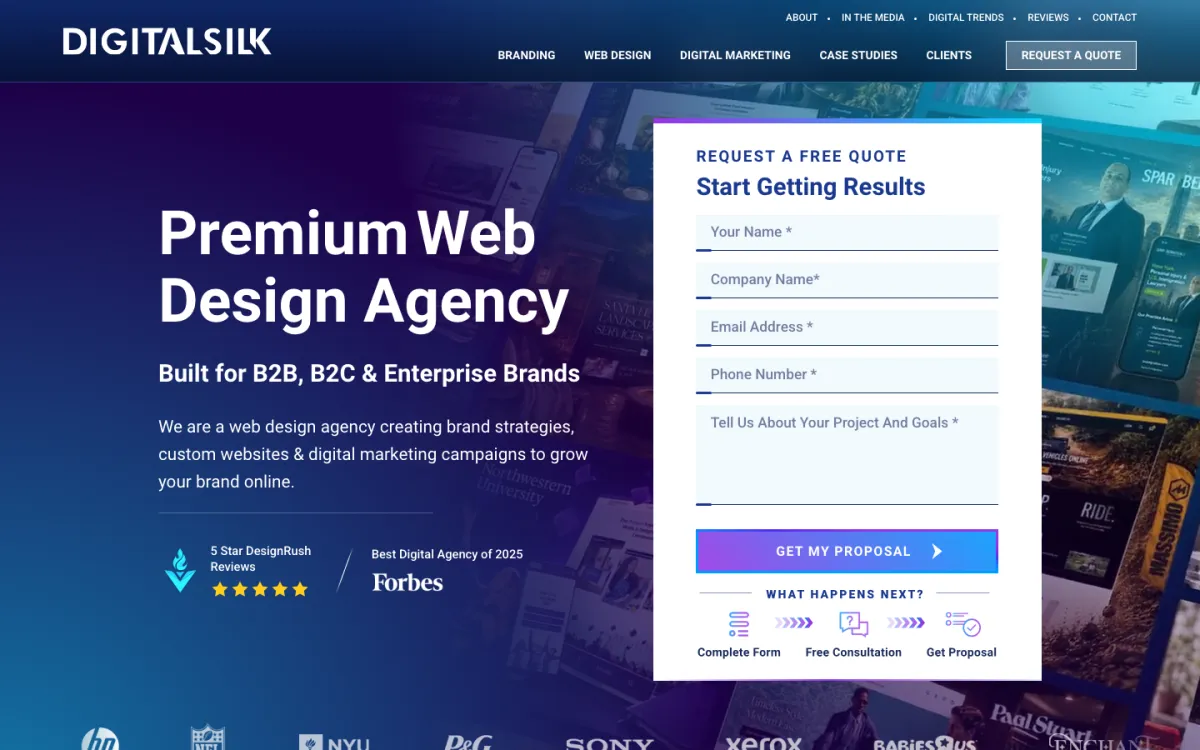 Digital Silk homepage, captured September 28, 2026
